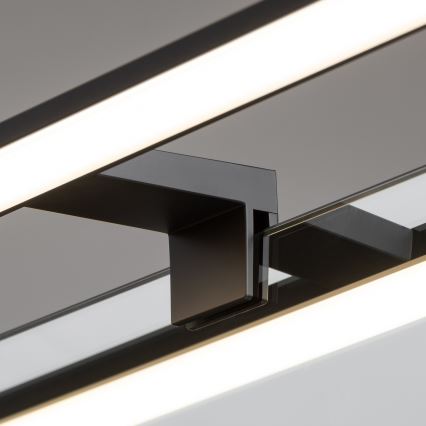 Brilagi - LED osvetlenie zrkadla do kúpeľne 3 v 1 VESTRA LED/15W/230V 80 cm IP44 čierne