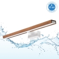 Brilagi - LED osvetlenie zrkadla do kúpeľne 3v1 WOODY MIRROR LED/12W/230V 60 cm IP44 biela/dub čerešňa