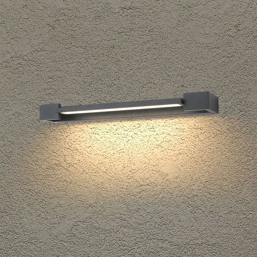 Brilagi - LED osvetlenie kúpeľňového zrkadla AQUA LINE LED/12W/230V 45 cm IP44 antracit CRI 90