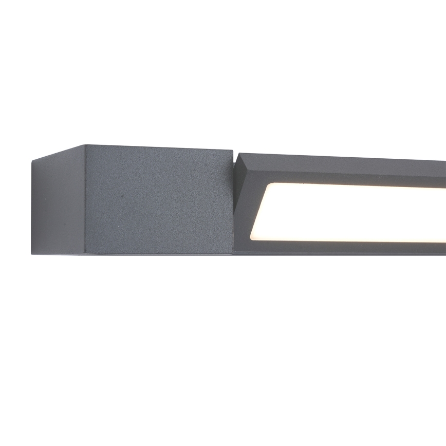 Brilagi - LED osvetlenie kúpeľňového zrkadla AQUA LINE LED/12W/230V 45 cm IP44 antracit CRI 90