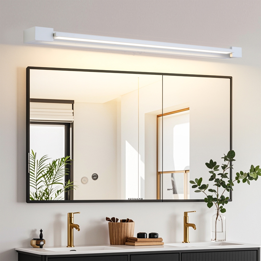 Brilagi - LED kúpeľňové osvetlenie zrkadla AQUA LINE LED/24W/230V 90 cm IP44 biela CRI 90