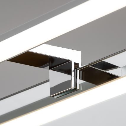 Brilagi - LED kúpeľňové zrkadlové osvetlenie 3 v 1 VESTRA LED/12W/230V 60 cm IP44 lesklý chróm