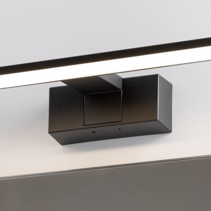 Brilagi - LED kúpeľňové osvetlenie na zrkadlo 3 v 1 VESTRA LED/12W/230V 60 cm IP44 čierne