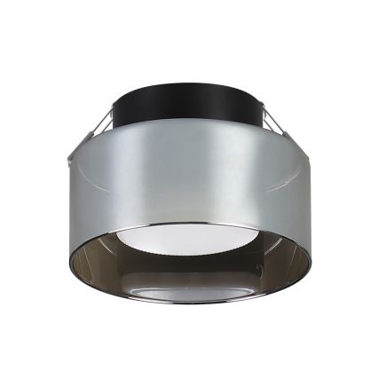 Brilagi - LED Podhľadové svietidlo AURA LUX 1xGX53/30W/230V priemer 13 cm čierne/dymové