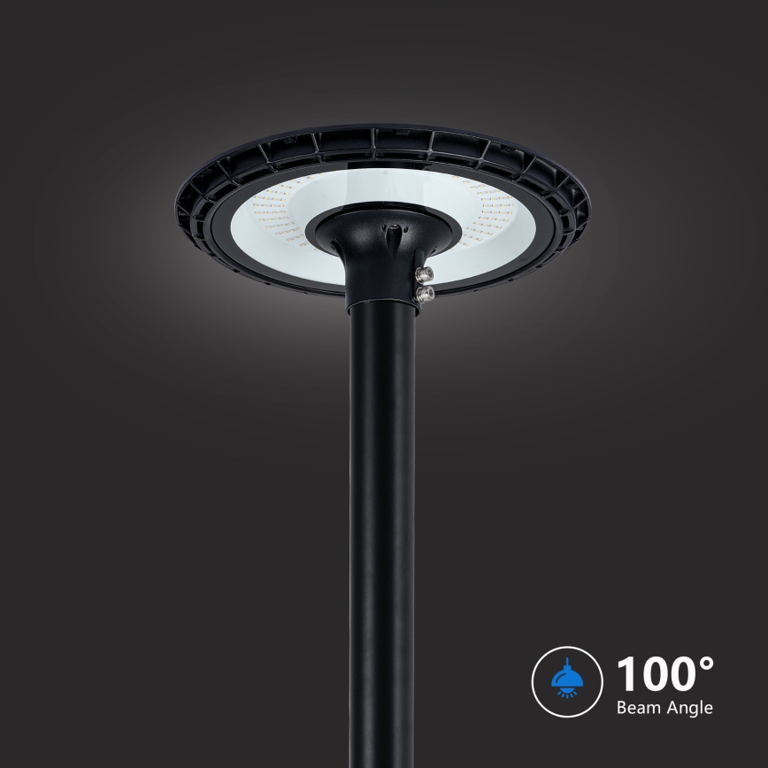 Brilagi - LED Pouličná lampa so stĺpom 4 m URBANSPARK LED/120W/230V čierna IP65