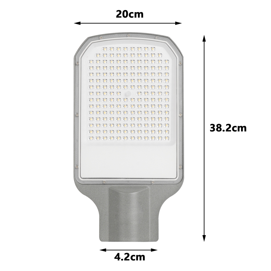 Brilagi - LED pouličná lampa URBANLIGHT LED/100W/230V sivá IP65