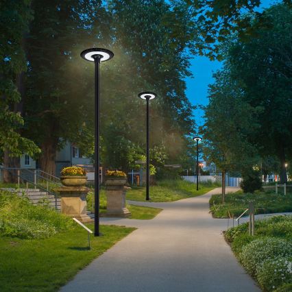 Brilagi - LED pouličné svietidlo s 3 m stĺpom URBANSPARK LED/120W/230V čierne IP65