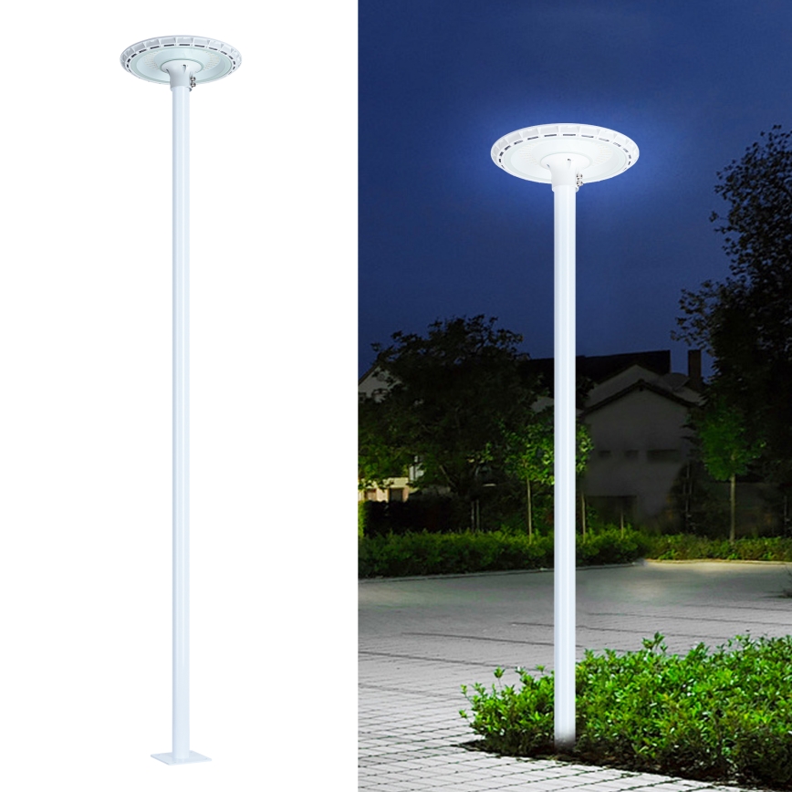 Brilagi - LED pouličné svietidlo so stĺpom 3 m URBANSPARK LED/120W/230V biele IP65