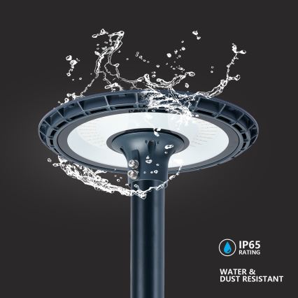 Brilagi - LED pouličné svietidlo so stĺpom 4 m URBANSPARK LED/120W/230V antracit IP65