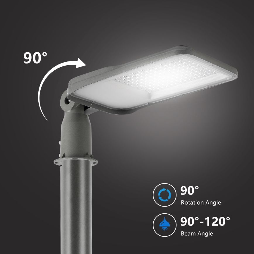 Brilagi - LED pouličné svietidlo URBANLIGHT LED/100W/230V sivé IP65