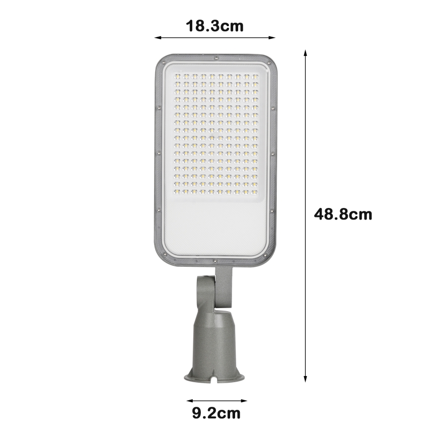 Brilagi - LED pouličné svietidlo URBANLIGHT LED/100W/230V sivé IP65