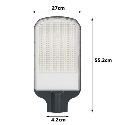 Brilagi - LED pouličné svietidlo URBANLIGHT LED/200W/230V antracitové IP65
