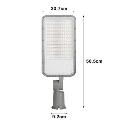 Brilagi - LED Pouličné svietidlo URBANLIGHT LED/200W/230V sivé IP65