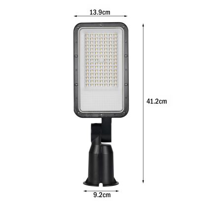 Brilagi - LED pouličné svietidlo URBANLIGHT LED/50W/230V čierne IP65