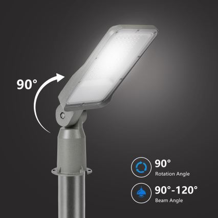 Brilagi - LED pouličné svietidlo URBANLIGHT LED/50W/230V sivé IP65