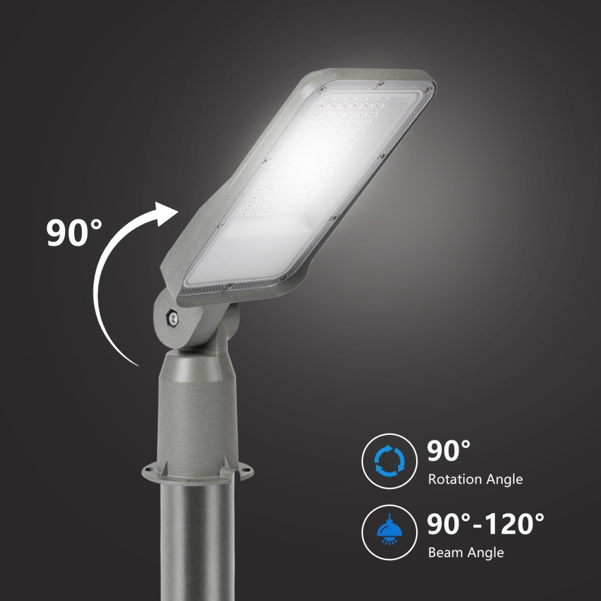 Brilagi - LED pouličné svietidlo URBANLIGHT LED/50W/230V sivé IP65