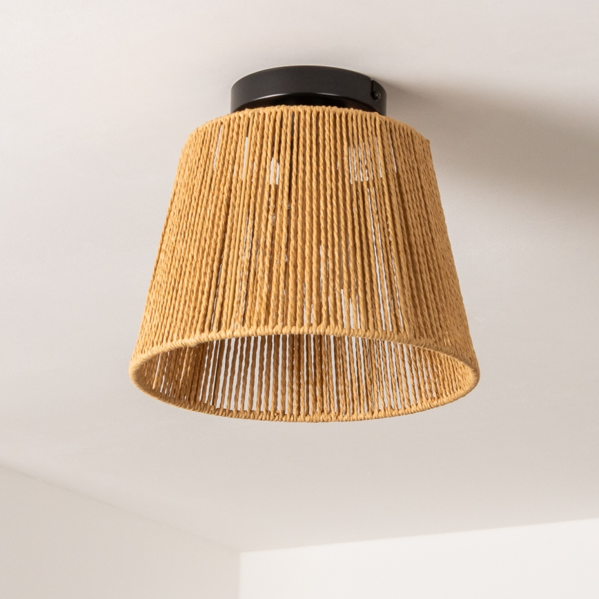 Brilagi - LED prisadené stropné svietidlo CERIA BOHO 1xE27/40W/230V, priemer 28 cm, hnedá