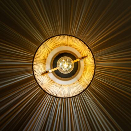 Brilagi - LED prisadené stropné svietidlo CERIA BOHO 1xE27/40W/230V, priemer 28 cm, hnedá