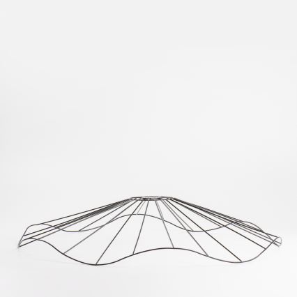 Brilagi - LED prisadené stropné svietidlo CERIA WIRE 1xE27/40W/230V pr. 80 cm čierna/dub