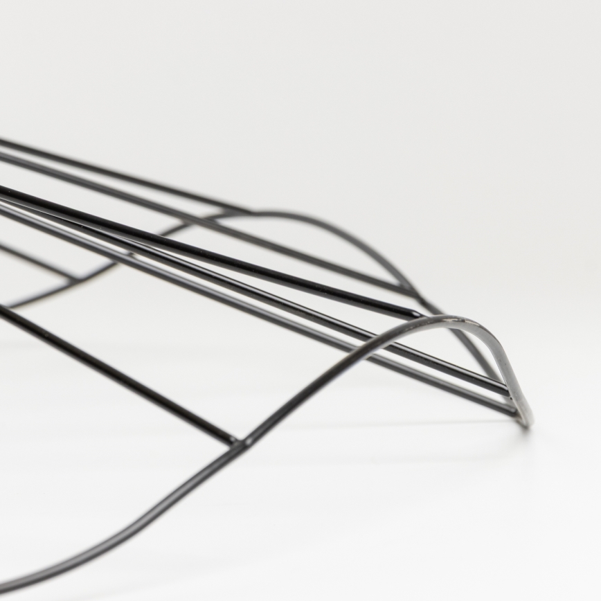 Brilagi - LED prisadené stropné svietidlo CERIA WIRE 1xE27/40W/230V pr. 80 cm čierna/dub