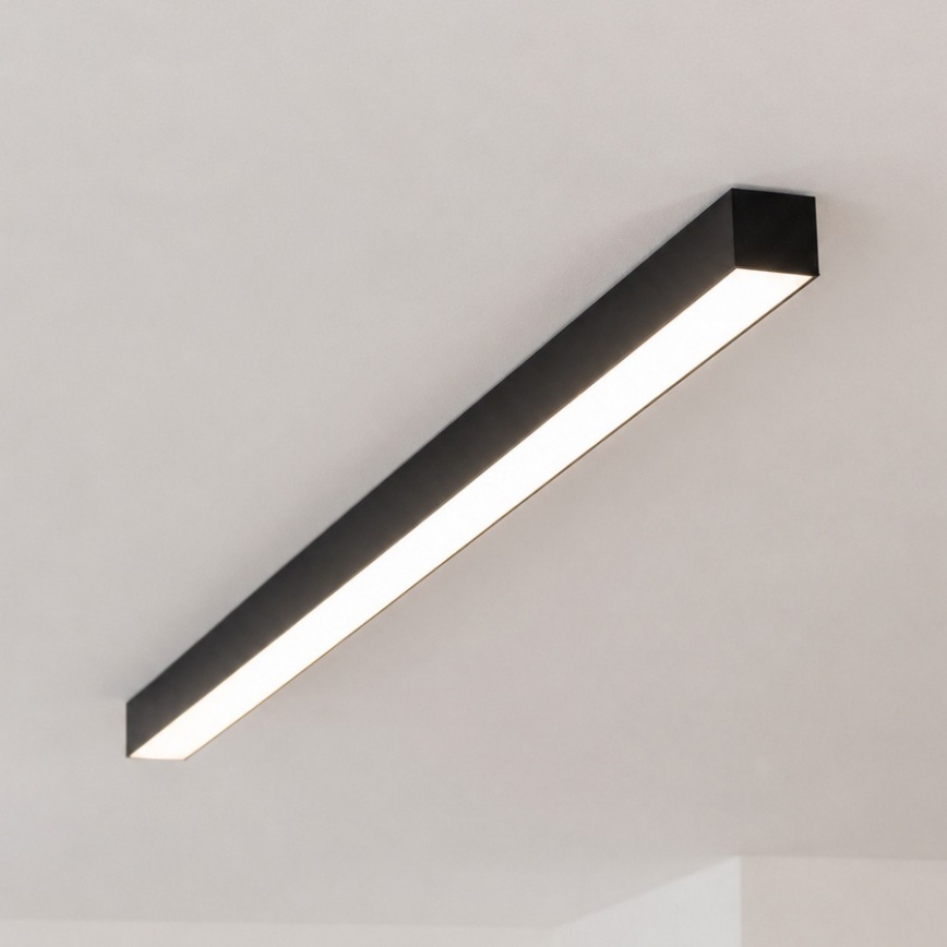 Brilagi - LED prisadené stropné svietidlo FULLDAY LED/20/30/40W/230V 2700/4000/6000K 120 cm čierne
