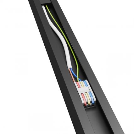 Brilagi - LED stropné prisadené svietidlo FULLDAY LED/30/40/50W/230V 2700/4000/6000K 150 cm UGR19 čierne