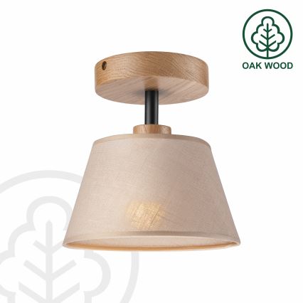 Brilagi - LED  Prisadený luster ANTHONY 1xE14/60W/230V dub/béžová