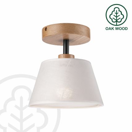Brilagi - LED  Prisadený luster ANTHONY 1xE14/60W/230V dub/biela