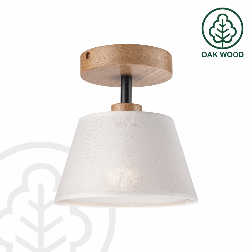 Brilagi - LED  Prisadený luster ANTHONY 1xE14/60W/230V dub/biela