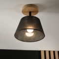 Brilagi - LED  Prisadený luster ANTHONY 1xE14/60W/230V dub/čierna
