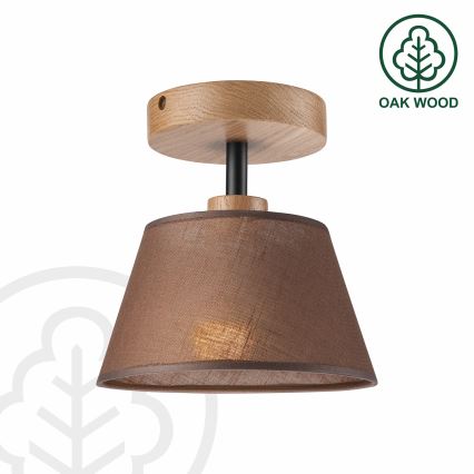 Brilagi - LED  Prisadený luster ANTHONY 1xE14/60W/230V dub/hnedá