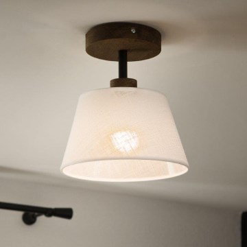 Brilagi - LED  Prisadený luster ANTHONY 1xE14/60W/230V dub orech/biela