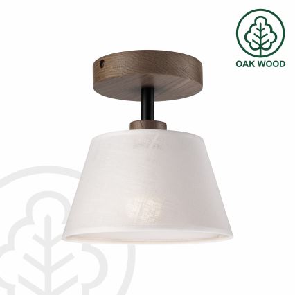 Brilagi - LED  Prisadený luster ANTHONY 1xE14/60W/230V dub orech/biela