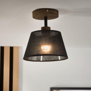 Brilagi - LED  Prisadený luster ANTHONY 1xE14/60W/230V dub orech/čierna