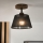Brilagi - LED  Prisadený luster ANTHONY 1xE14/60W/230V dub orech/čierna