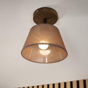 Brilagi - LED  Prisadený luster ANTHONY 1xE14/60W/230V dub orech/hnedá