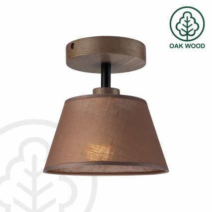 Brilagi - LED  Prisadený luster ANTHONY 1xE14/60W/230V dub orech/hnedá