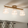 Brilagi - LED  Prisadený luster ANTHONY 3xE14/40W/230V dub/biela