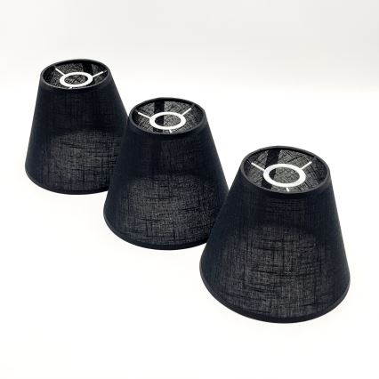 Brilagi - LED  Prisadený luster ANTHONY 3xE14/40W/230V dub orech/čierna