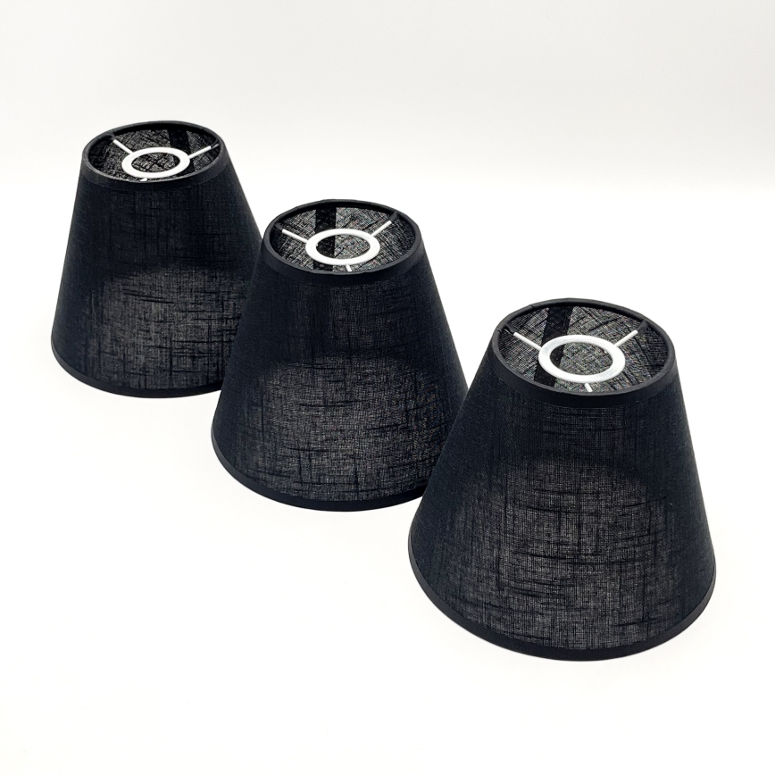 Brilagi - LED  Prisadený luster ANTHONY 3xE14/40W/230V dub orech/čierna
