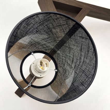 Brilagi - LED  Prisadený luster ANTHONY 3xE14/40W/230V dub orech/čierna