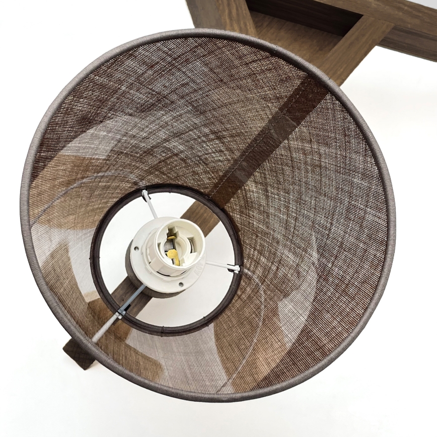 Brilagi - LED  Prisadený luster ANTHONY 3xE14/40W/230V dub orech