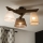 Brilagi - LED  Prisadený luster ANTHONY 3xE14/40W/230V dub orech
