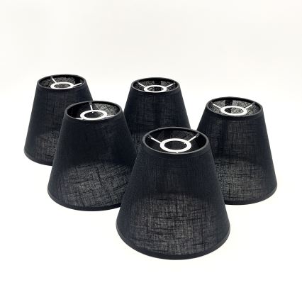Brilagi - LED  Prisadený luster ANTHONY 5xE14/40W/230V dub/čierna