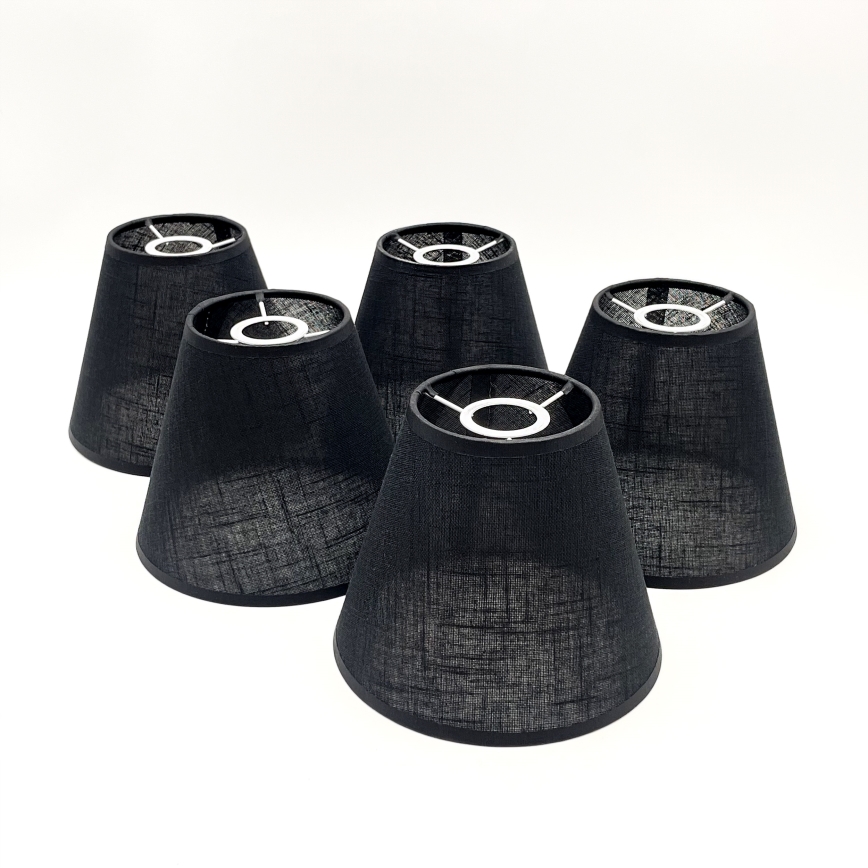 Brilagi - LED  Prisadený luster ANTHONY 5xE14/40W/230V dub/čierna