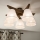 Brilagi - LED  Prisadený luster ANTHONY 5xE14/40W/230V dub orech/biela