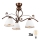 Brilagi - LED Prisadený luster ANTICO 3xE27/60W/230V bronz patina