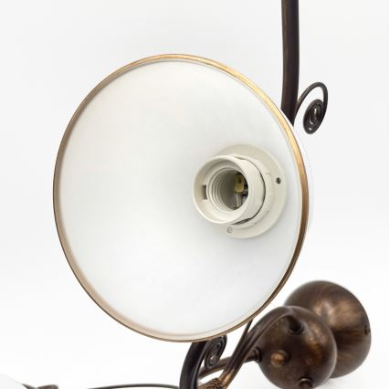 Brilagi - LED Prisadený luster ANTICO 3xE27/60W/230V bronz patina