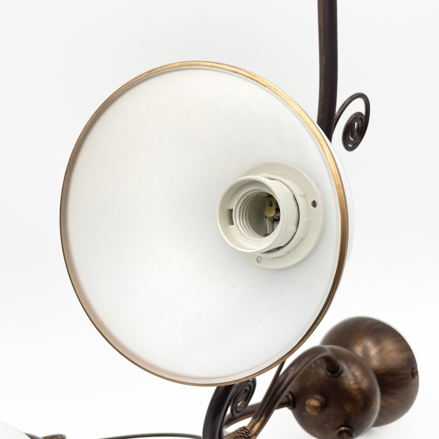 Brilagi - LED Prisadený luster ANTICO 3xE27/60W/230V bronz patina