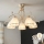 Brilagi - LED prisadený luster ANTICO 5xE27/60W/230V 3000K biela patina